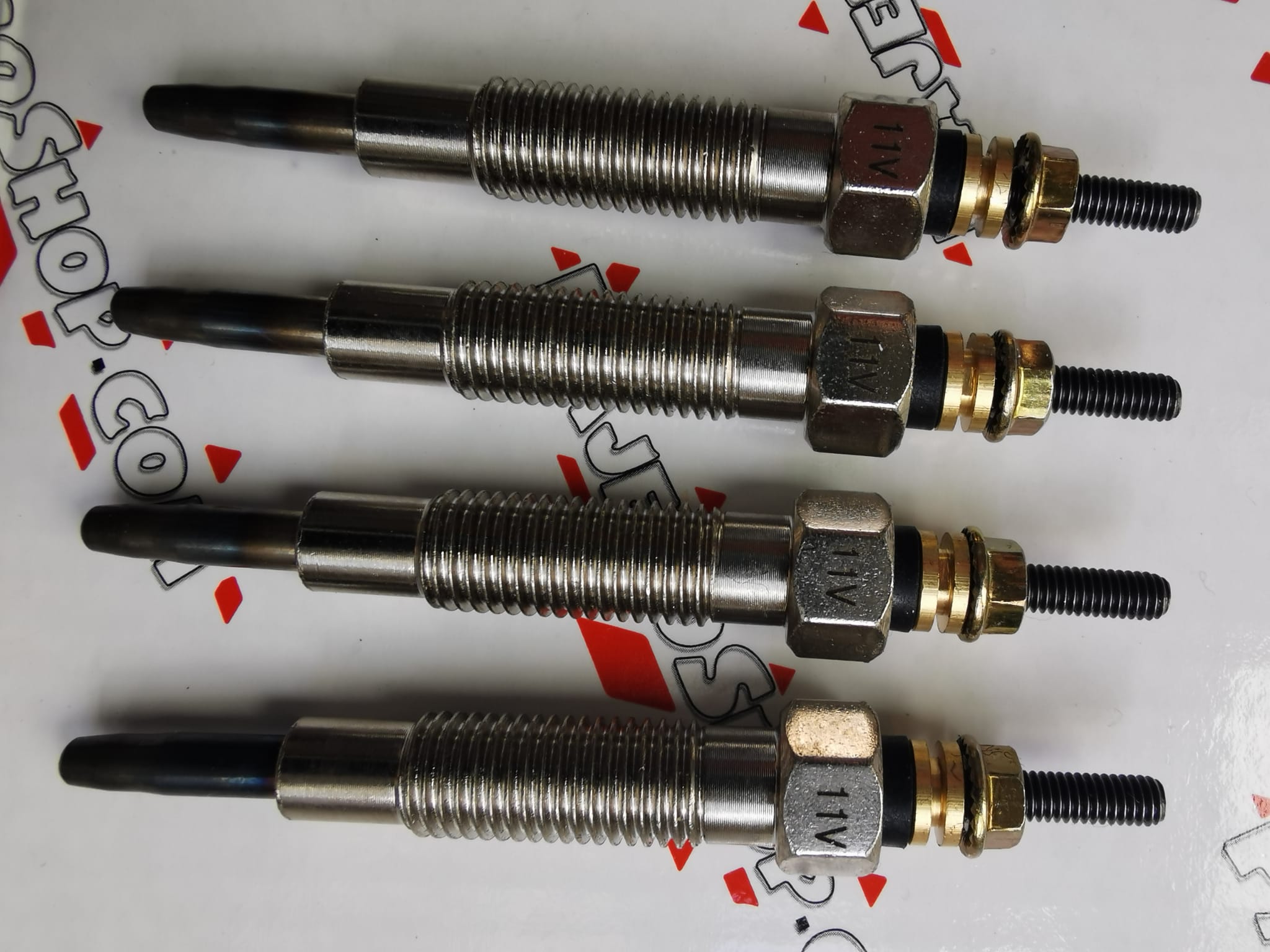 Bosch OEM 11V Glow Plugs – Set of 4 – Mitsubishi 4D56 2.5 Diesel 8-Valve – 0250202092 (image for) Bosch OEM 11V Glow Plugs – Set of 4 – Mitsubishi 4D56 2.5 Diesel 8-Valve – 0250202092