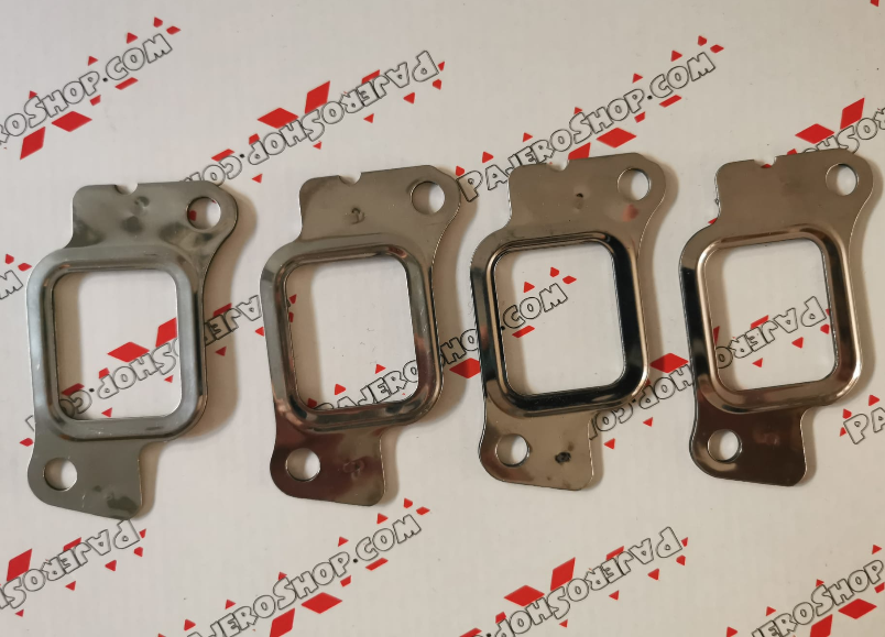 Mitsubishi 4M40 2.8 Diesel Exhaust Manifold Gaskets - Set of 4 (image for) Mitsubishi 4M40 2.8 Diesel Exhaust Manifold Gaskets - Set of 4